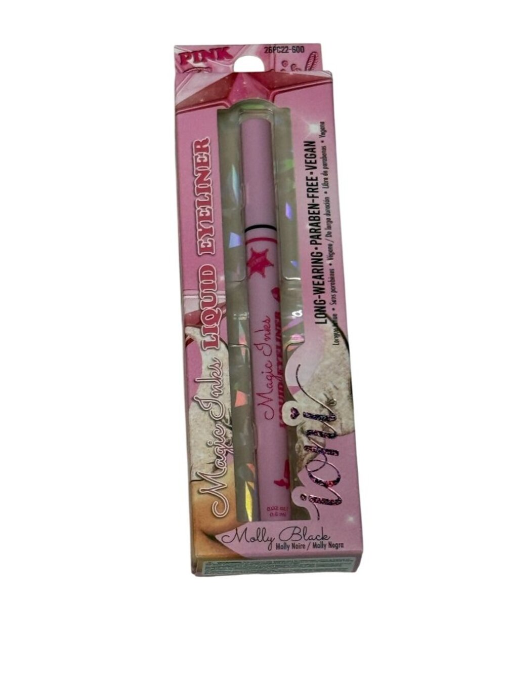 IONI Magic Inks Liquid Eyeliner Molly Black Vegan Long Wearing Pink Cowgirl Glam